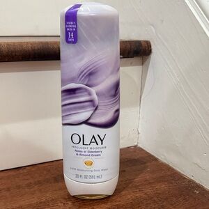 NWT OLAY Indulgent Moisture Body Wash - Elderberry & Almond Cream